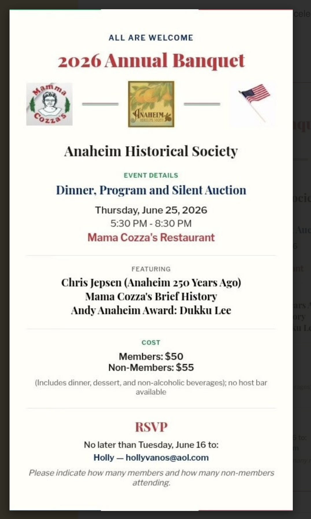Annual Banquet